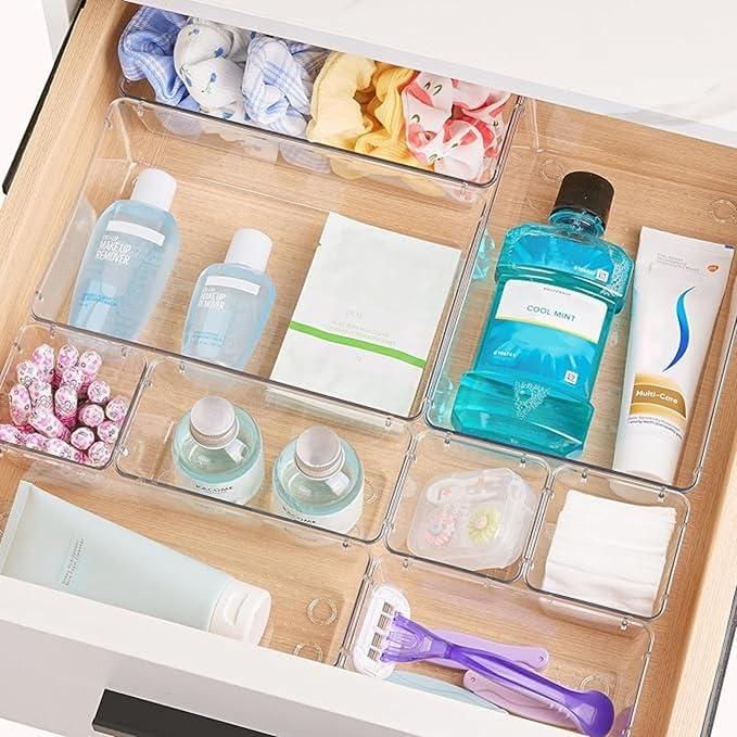 7Pcs Acrylic Drawer Storage Organiser - Urban Twitch