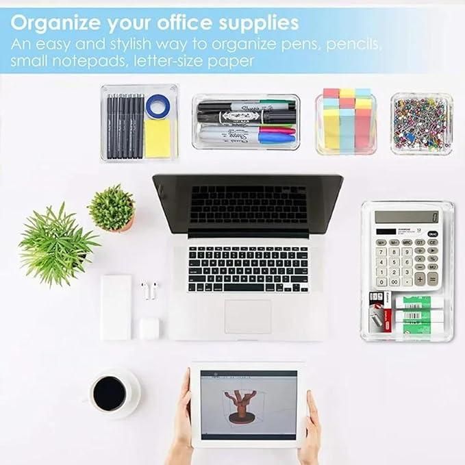 7Pcs Acrylic Drawer Storage Organiser - Urban Twitch