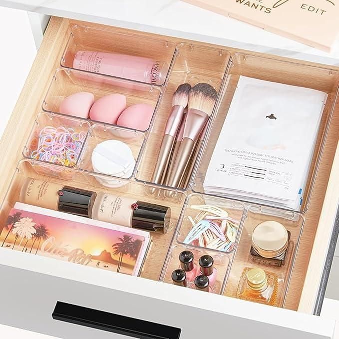 7Pcs Acrylic Drawer Storage Organiser - Urban Twitch