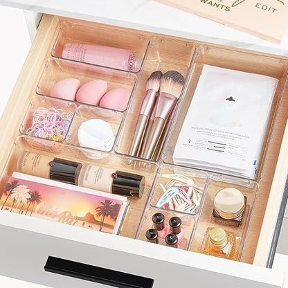 7Pcs Acrylic Drawer Storage Organiser - Urban Twitch